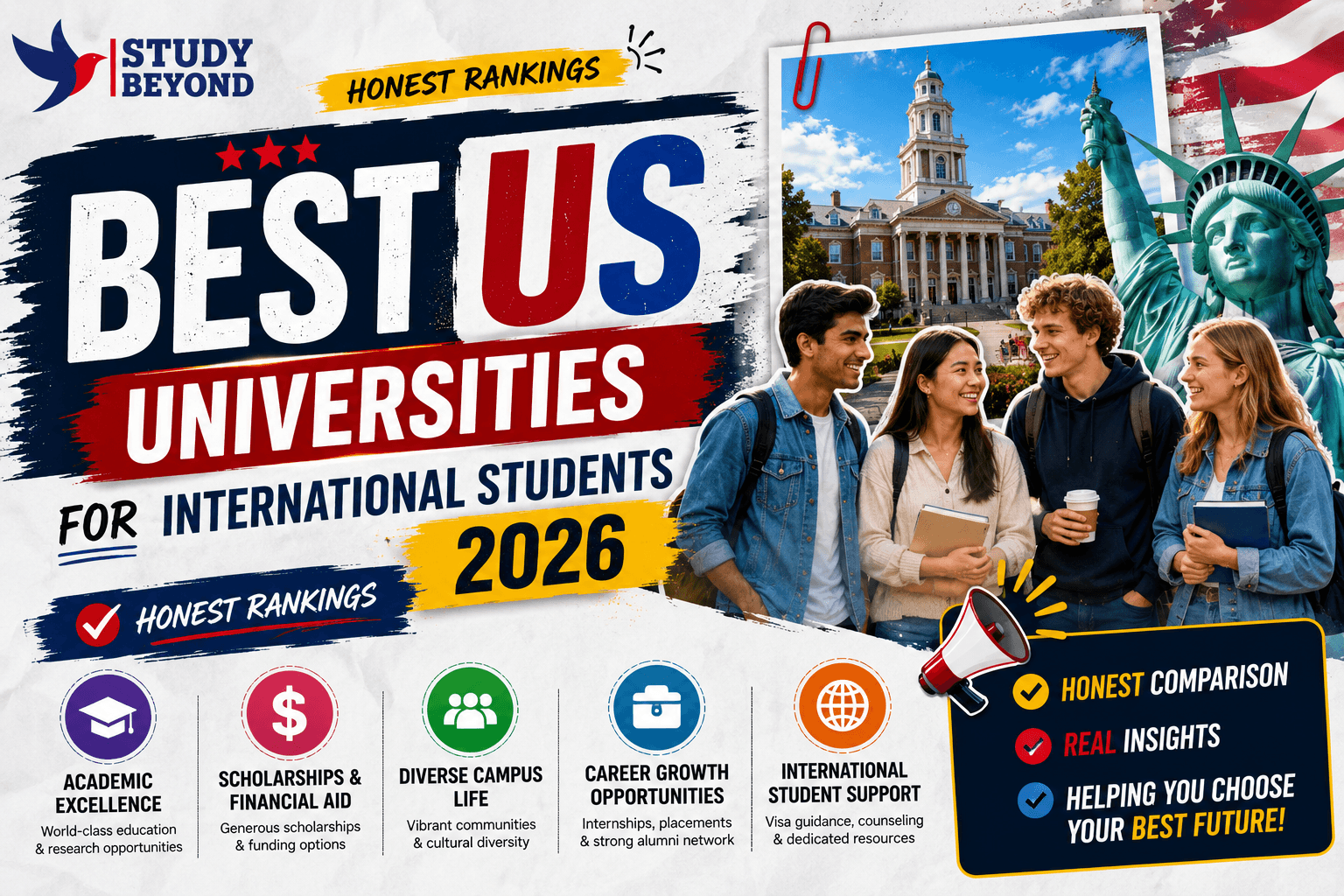 Best US Universities for International Students 2026 — Honest Rankings
