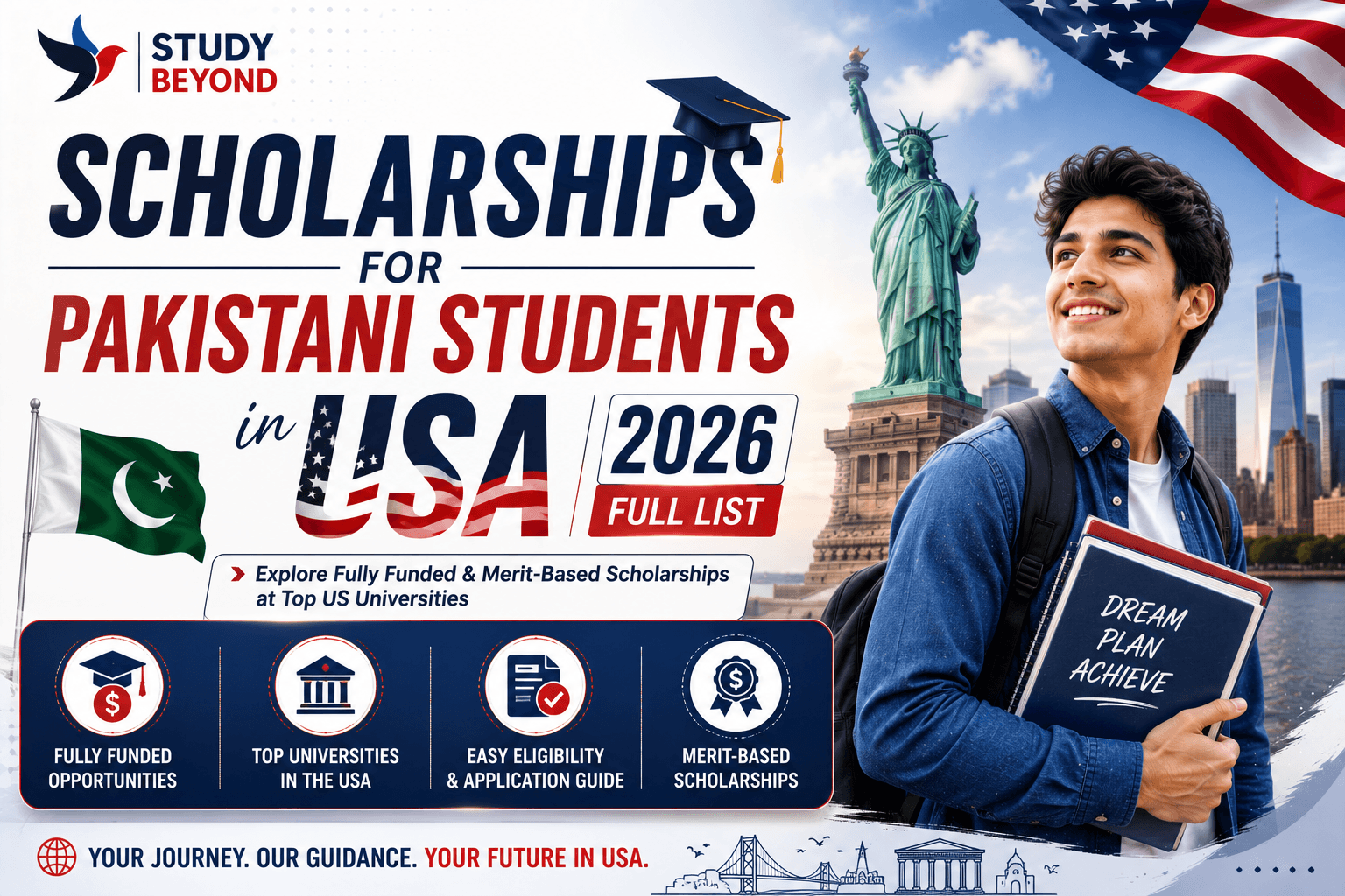 Scholarships for Pakistani Students in USA, 2026 Full List